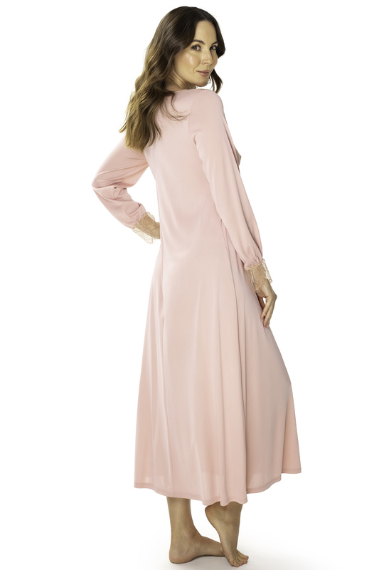 Długa ekskluzywna koszula nocna Mewa ODESSA 6649 