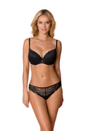 Biustonosz dużym push-up'em VENA VB-1235 czarny