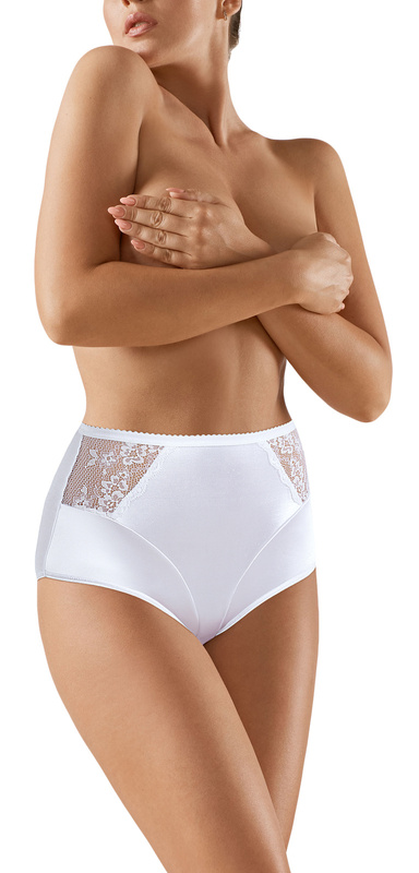 Modelujące eleganckie figi damskie Babell 103 białe