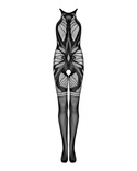 Siateczkowy bodystocking z otwartym krokiem Obsessive G331