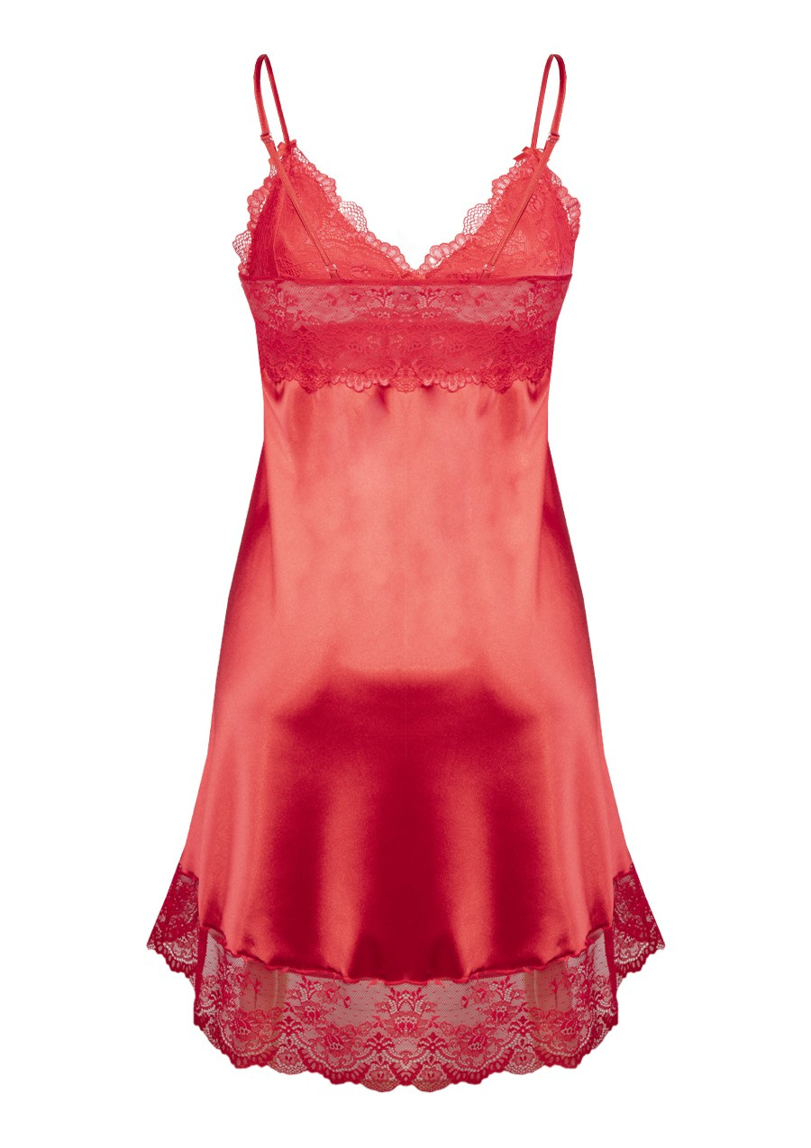 Halka ALUBI - satyna czerwony - Dkaren