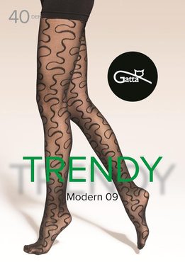 Stylowe rajstopy gatta MODERN 40den WZ 09