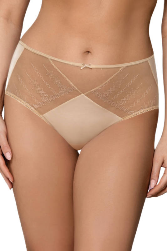 Wysokie beżowe figi VENA VF-425/430