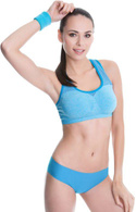 Niebieski sportowy biustonosz Julimex SKIP 