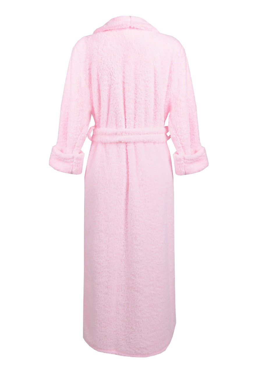 Puchaty szlafrok/ podomka ELIZA DŁUGA - puch turkus - Dkaren