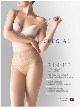 Delikatne rajstopy Gabriella Slimmer 17 den, korygujące brzuch.