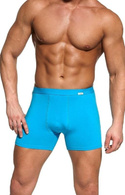 Gładkie bokserki Cornette  Authentic turkusowy