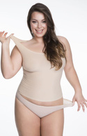 Elastyczne cieliste bezszwowe figi Julimex FLEXI-ONE XS-XL