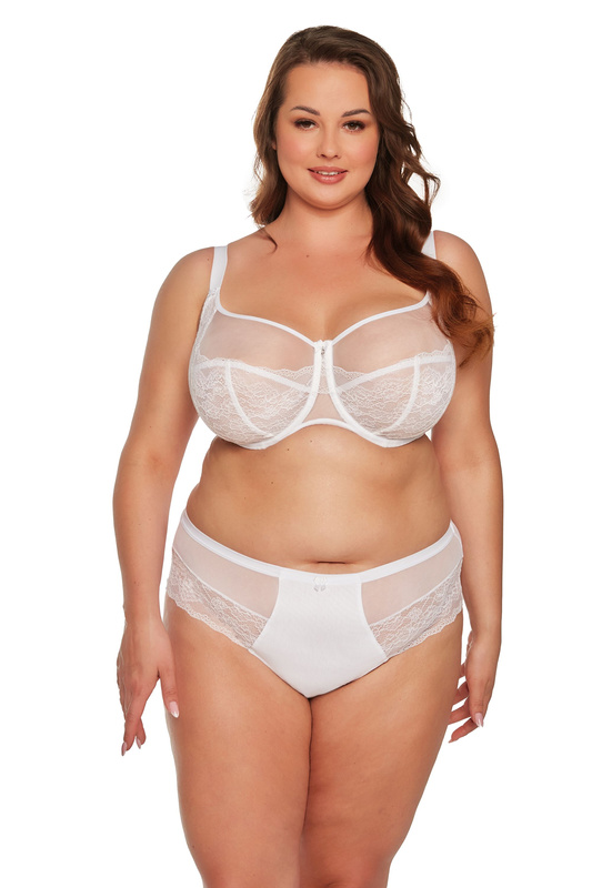 Miękki biustonosz Tonia MAXI 1253 biały- Gaia