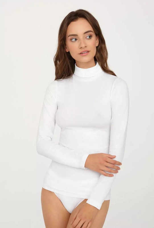 Gatta biały golf Classic L długi rękaw