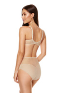 Beżowy miękki biustonosz plus size Gorteks Gabi/B2 v2 