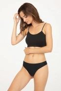 Czarne stringi Gatta ULTRA Comfort - laserowo cięte, nie odznaczają się pod ubraniem. 