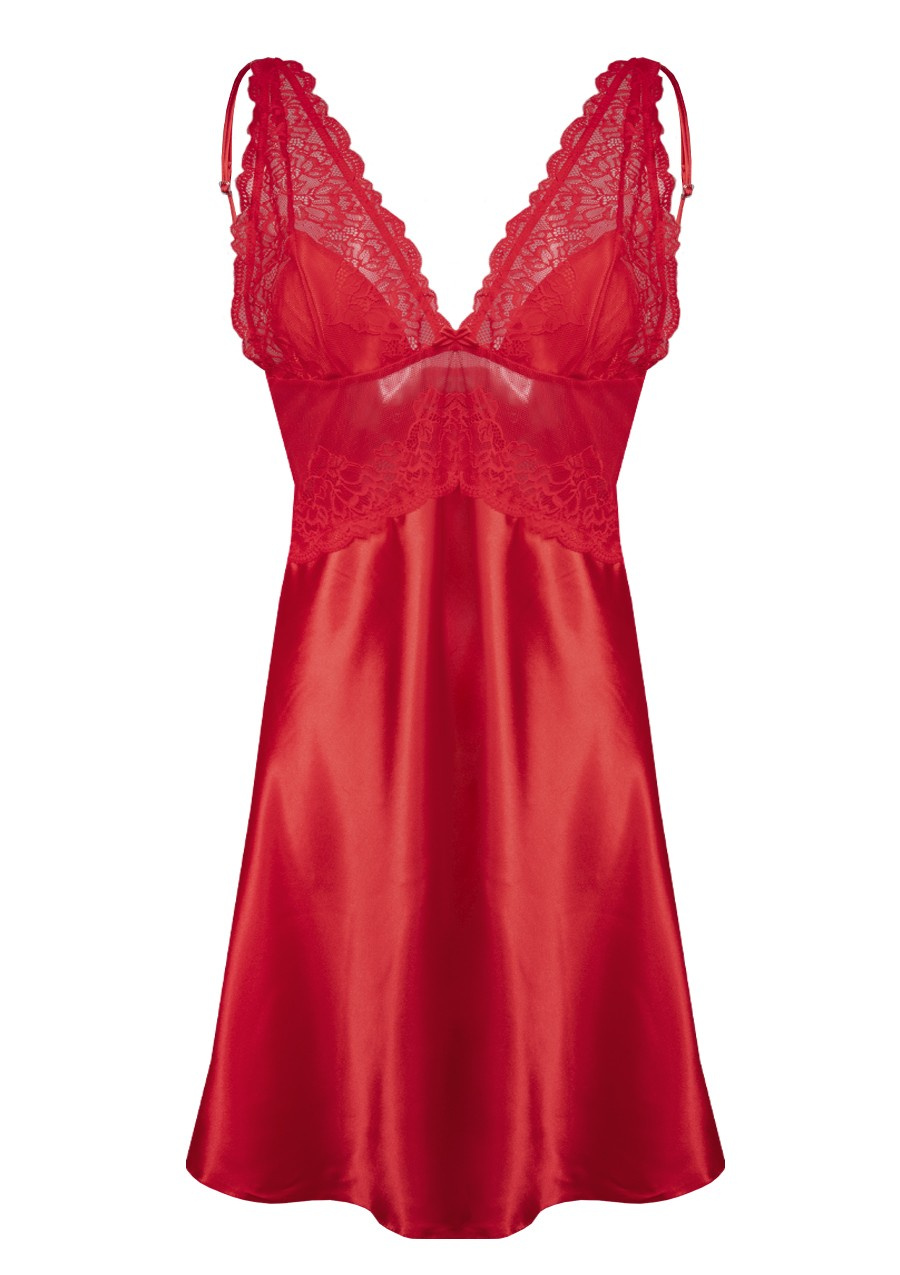 Halka Neema - satyna czerwony - Dkaren