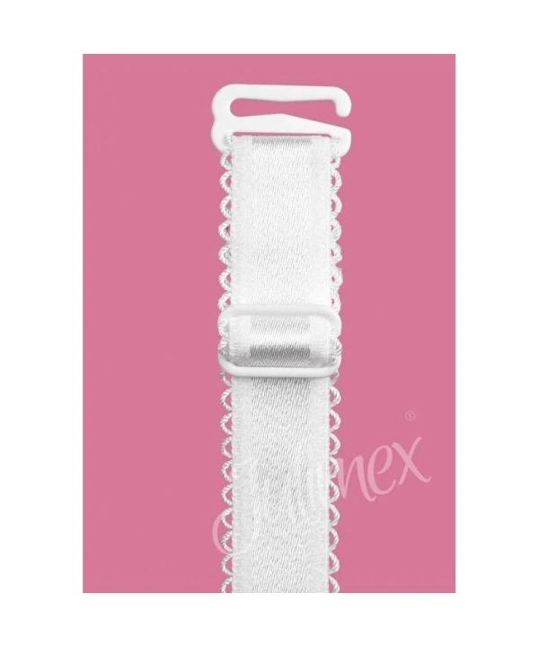 Materiałowe wymienne ramiączka RB-406 RAMIĄCZKA '18 MM' BIAŁE