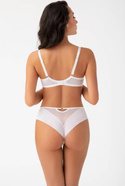 Eleganckie białe brazyliany Gorsenia K498/1 PARADISE