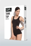 Beżowa bezszwowa koszulka damska Gatta - Tank Top 