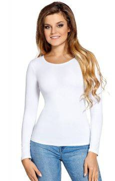 Bluzka damska Babell MANATI na długi rękaw BIAŁA