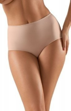 Gładkie majtki z wysokim stanem Babell 2005, z laserowo ciętymi nogawkami