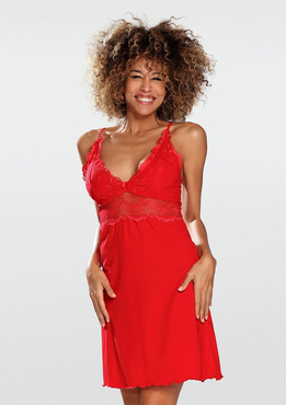 Halka PIA - wiskoza czerwony - Dkaren