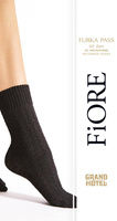 Grube wzorzyste skarpetki Fiore FURKA PASS 60 den