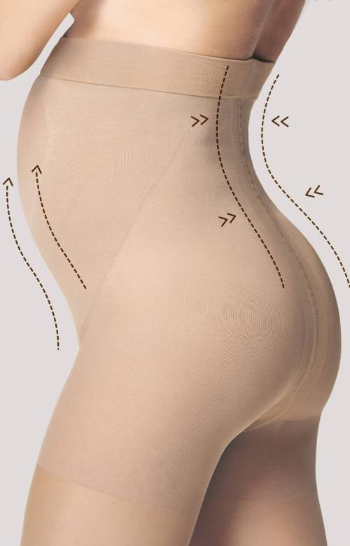 Cienkie rajstopy ciążowe Fiore MAMA  20 DEN kolor czarny