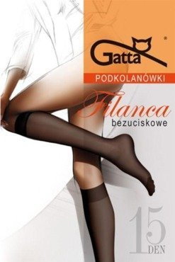 Podkolanówki damskie Gatta - Elastil (Filanca) w odcieniu caffe