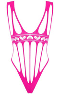Ostatnie Sztuki Różowe seksowne body damskie Obsessive - B121