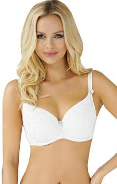 Biały usztywniany biustonosz Unikat BONA