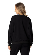 Bawełniana stylowa bluza DK-K-B7 czerń Dkaren