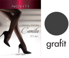 Rajstopy damskie Camilla Noviti Lycra RD002-W-06 grafit 20den
