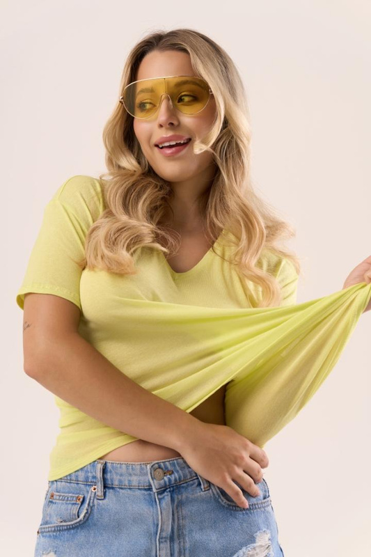 Bluzka damska SERINA LIMONKA - Babell