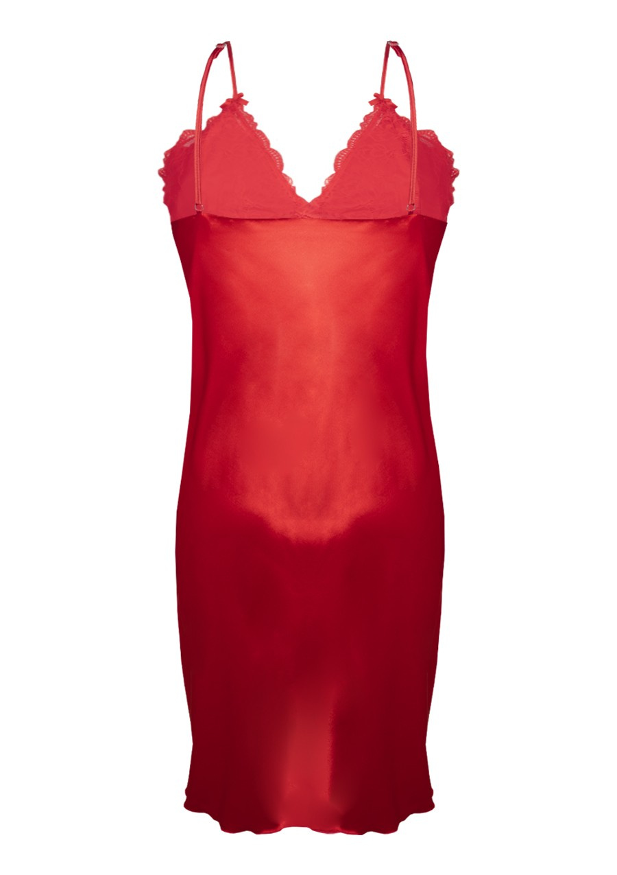 Halka Alika - satyna czerwony - Dkaren