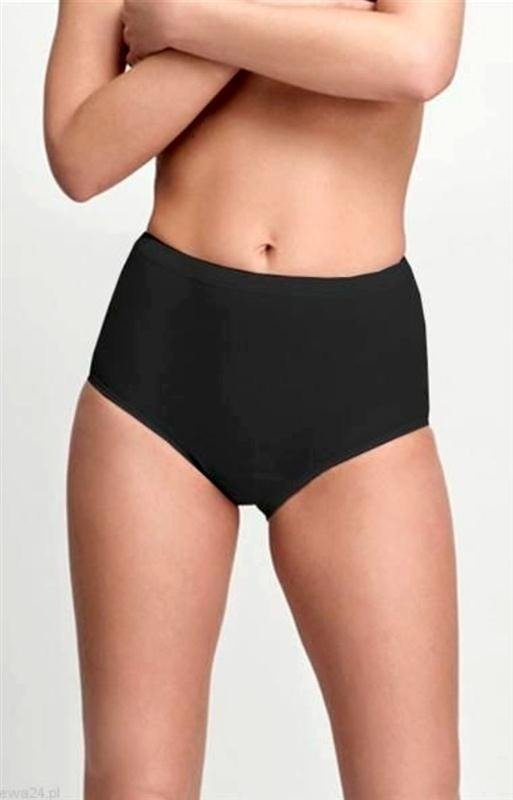 Wysokie czarne figi Mewa 4134 Eliza z jedwabiu Vistex