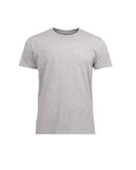 Szary T-shirt męski Noviti szary melanż TT-002