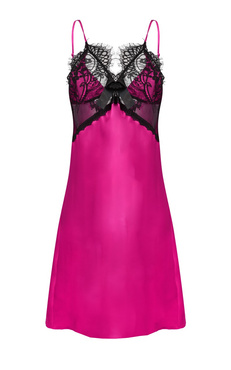 Satynowa halka BEATRICE 2874- pink (fuksja)- Dkaren