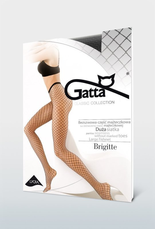 Rajstopy Gatta kabaretki Brigitte 05 duże oczko