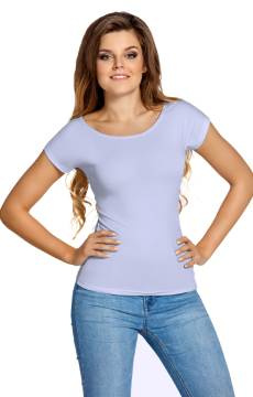 Gładka bluzka damska Babell Kiti LAWENDA