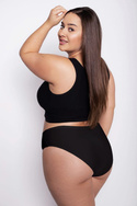 Czarne figi Julimex FLEXI-ONE kolekcja PLUS SIZE 2XL-3XL