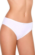 Granatowe bawełniane figi damskie Lama - 400 Bikini