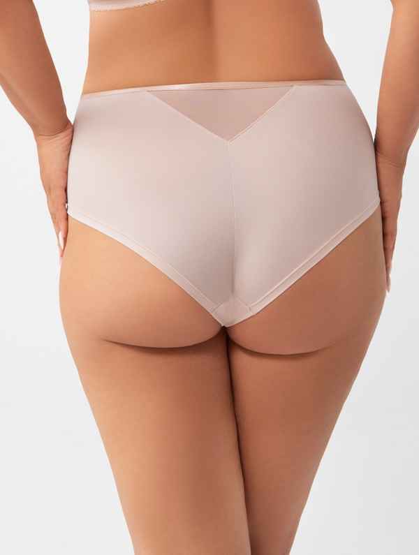 Beżowe zabudowane figi Gorsenia K931 ADORE 