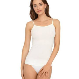 Biała koszulka Gatta Camisole-bezszwowa na wąskich ramiączkach
