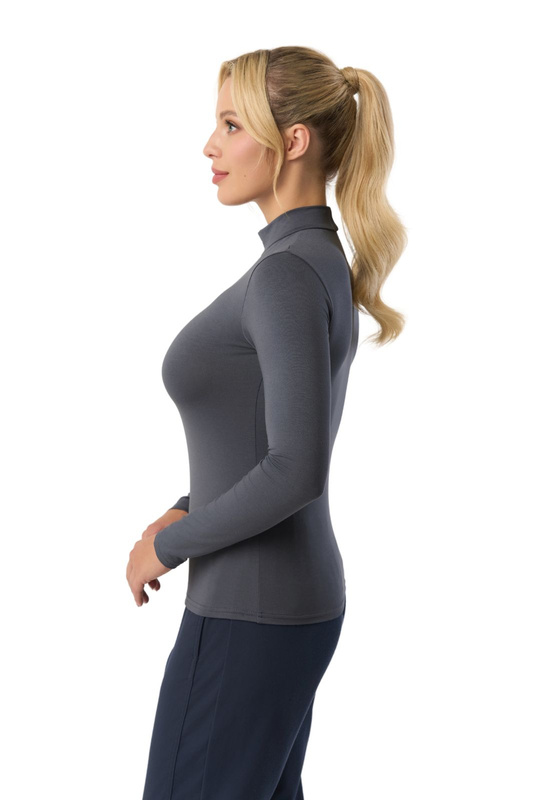 Półgolf damski Babell RESTA w kolorze stalowym