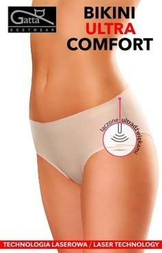 Gatta figi Bikini ULTRA Comfort laserowo cięte, nie odznaczają się pod ubraniem / beżowe