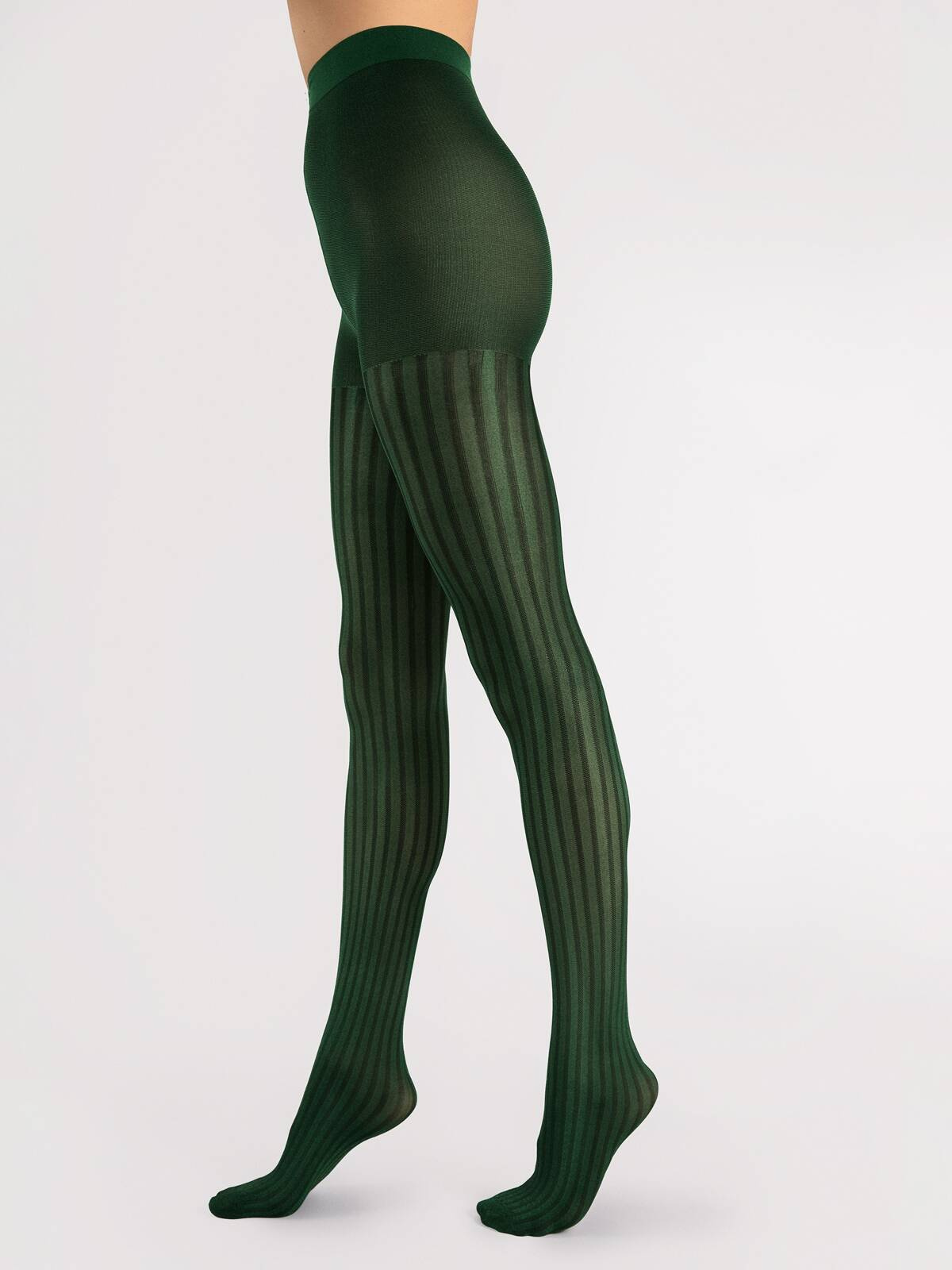 Rajstopy w hipnotyzujące pionowe paski Fiore COLOUR STORY 30 DEN