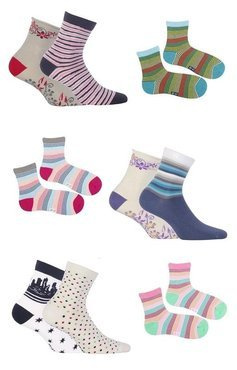 Skarpety dziewczęce Gatta / Wola 11-15 lat mix