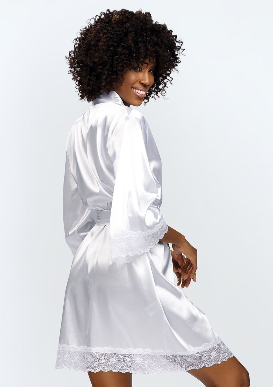 Podomka Sauda - satyna biały - Dkaren