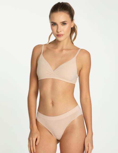 Przyjemne w dotyku figi bamboo classic beż Julimex