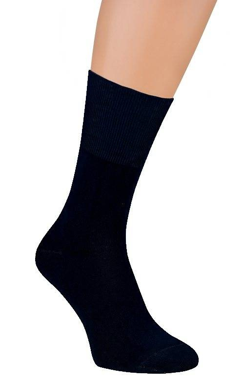 Długie skarpetki bambusowe Skarpol 10 GRANATOWE