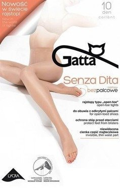 Rajstopy damskie Gatta - Senza Dita 10 Den / bezpalcowe