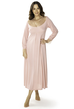 Długa ekskluzywna koszula nocna Mewa ODESSA 6649 